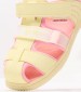 Kids Flip Flops & Sandals Kickbeachou Yellow ECOleather Kickers