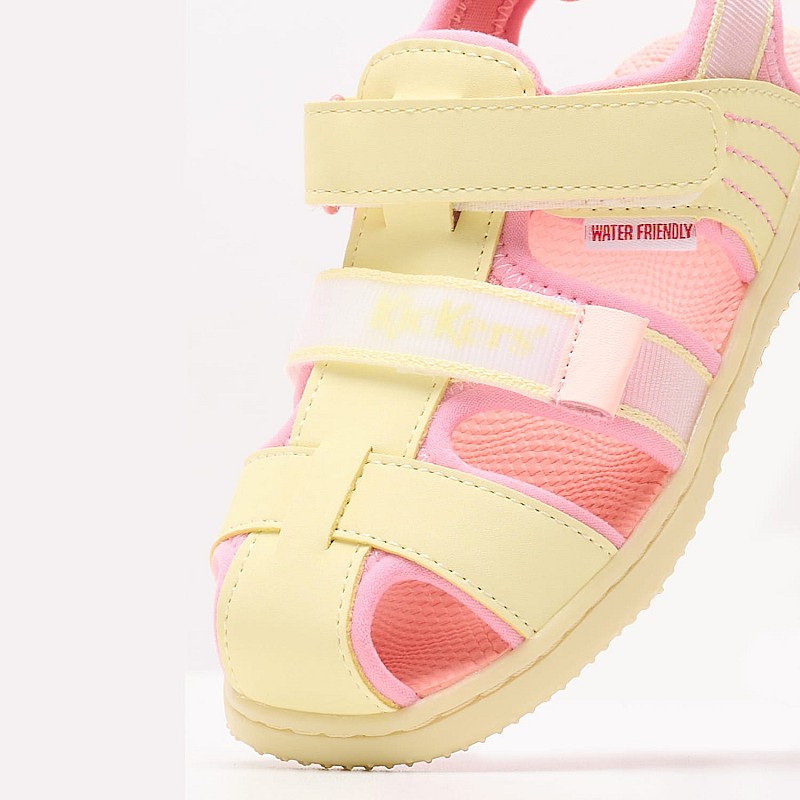 Παιδικές Σαγιονάρες & Πέδιλα Kickbeachou Κίτρινο ECOleather Kickers