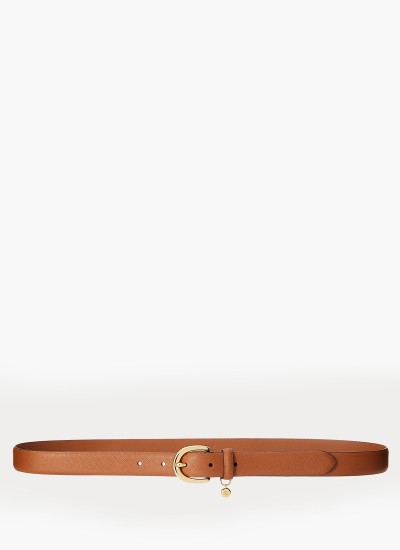 Women Belts Flora Black Leather Pepe Jeans