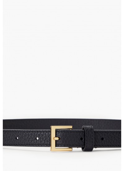 Women Belts 412912036 Black Leather Ralph Lauren