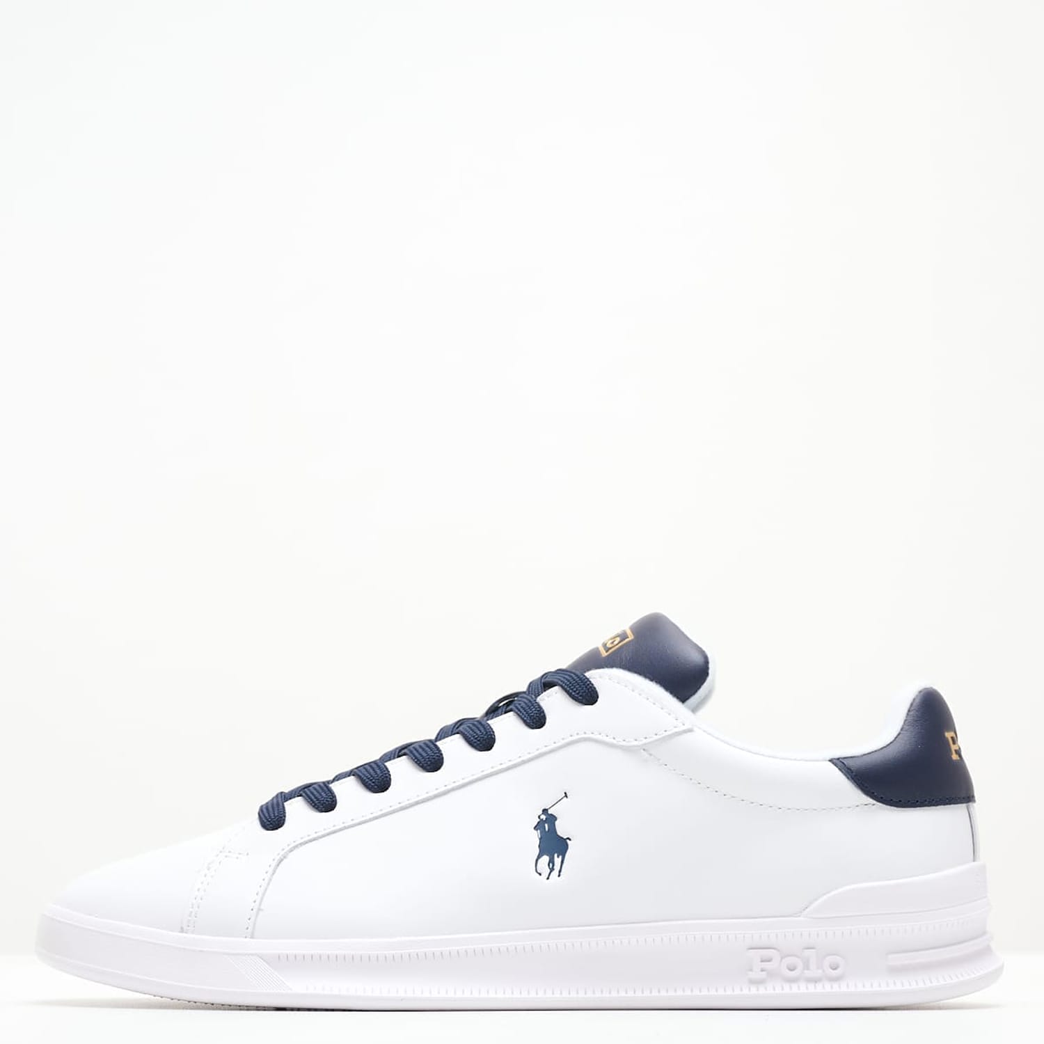 Men Casual Shoes Hrt.Sk White Leather Ralph Lauren
