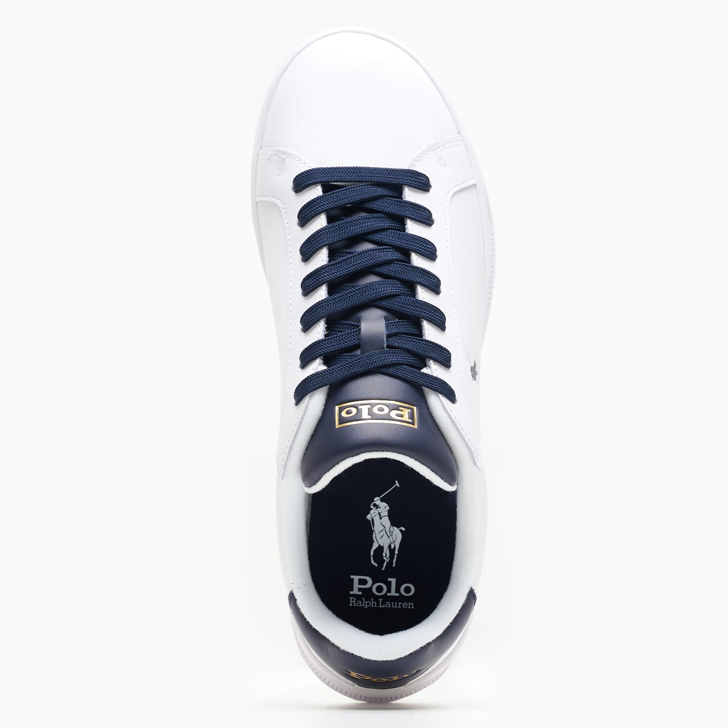 Men Casual Shoes Hrt.Sk White Leather Ralph Lauren
