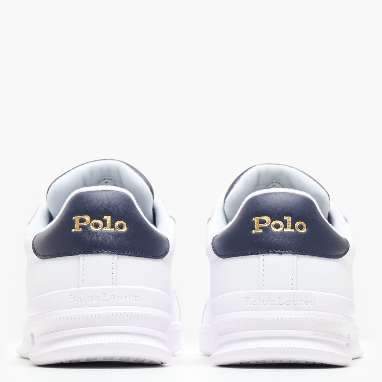 Men Casual Shoes Hrt.Sk White Leather Ralph Lauren