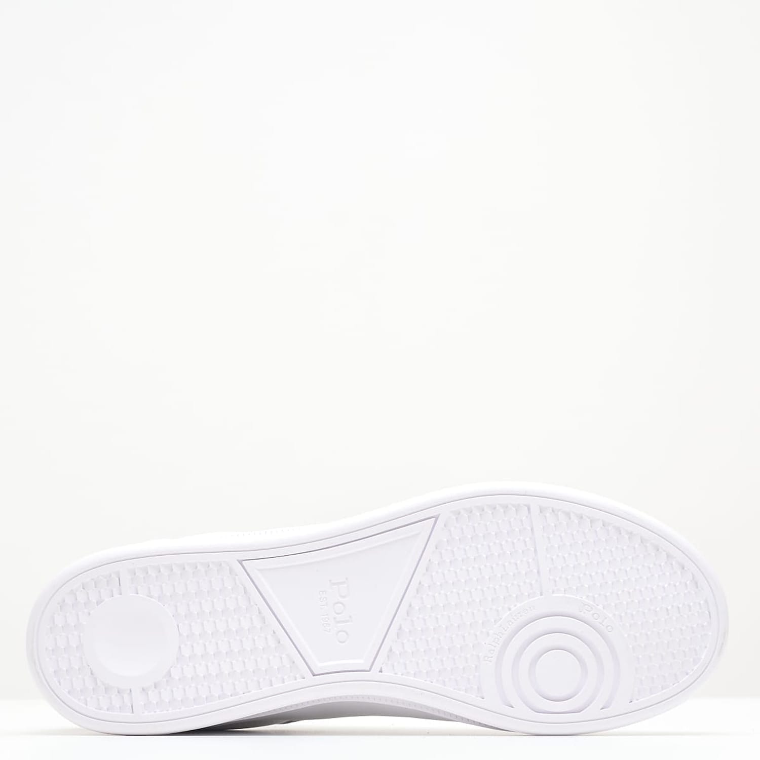 Men Casual Shoes Hrt.Sk White Leather Ralph Lauren