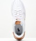 Men Casual Shoes Masters.Tumbled White Leather Ralph Lauren