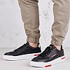 Ανδρικά Παπούτσια Casual Ps.Sneaker Μαύρο Δέρμα Ralph Lauren