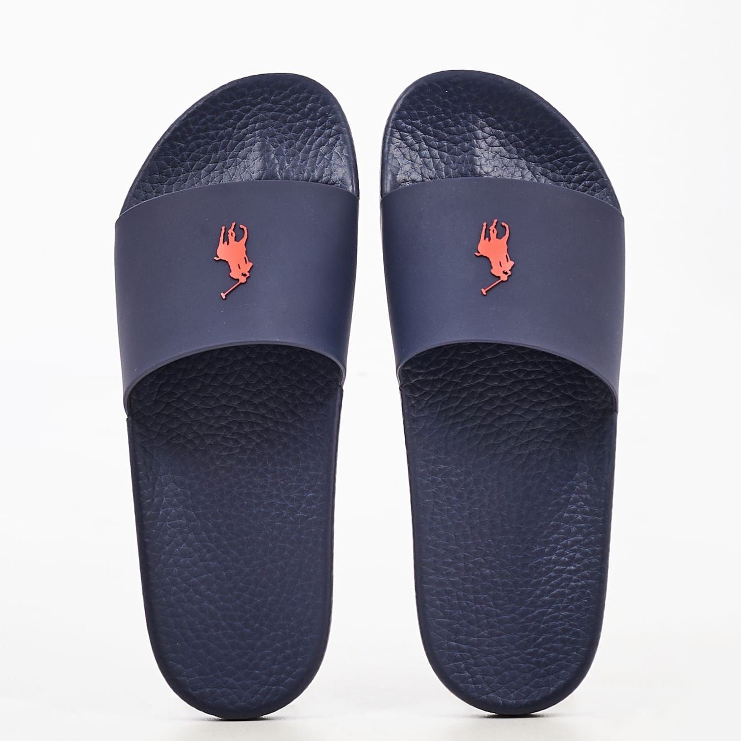 Men Flip Flops & Sandals Slide Blue Rubber Ralph Lauren