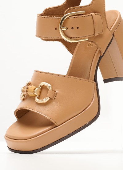 Women Boots 2272 Beige Suede Leather Alpe