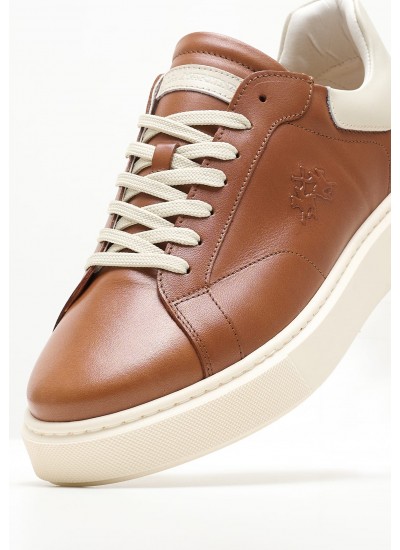 Men Casual Shoes 241001 Tabba Leather La Martina