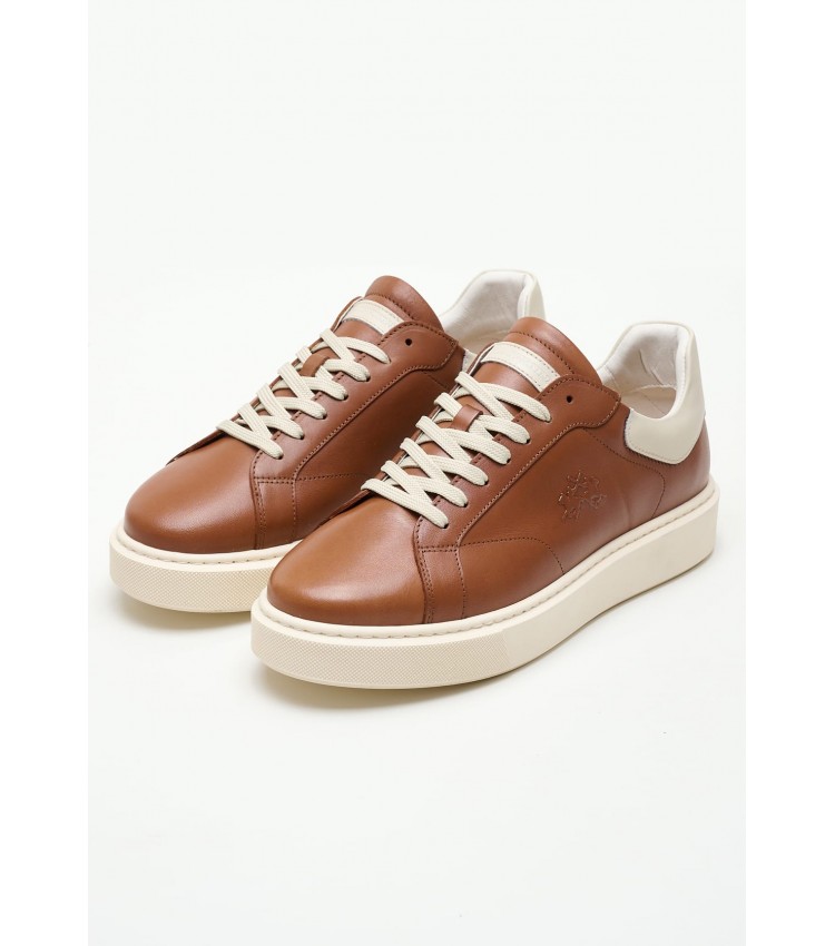 Men Casual Shoes 241001 Tabba Leather La Martina