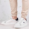 Men Casual Shoes 241002 White Leather La Martina Men Casual Shoes 241002 White Leather La Martina