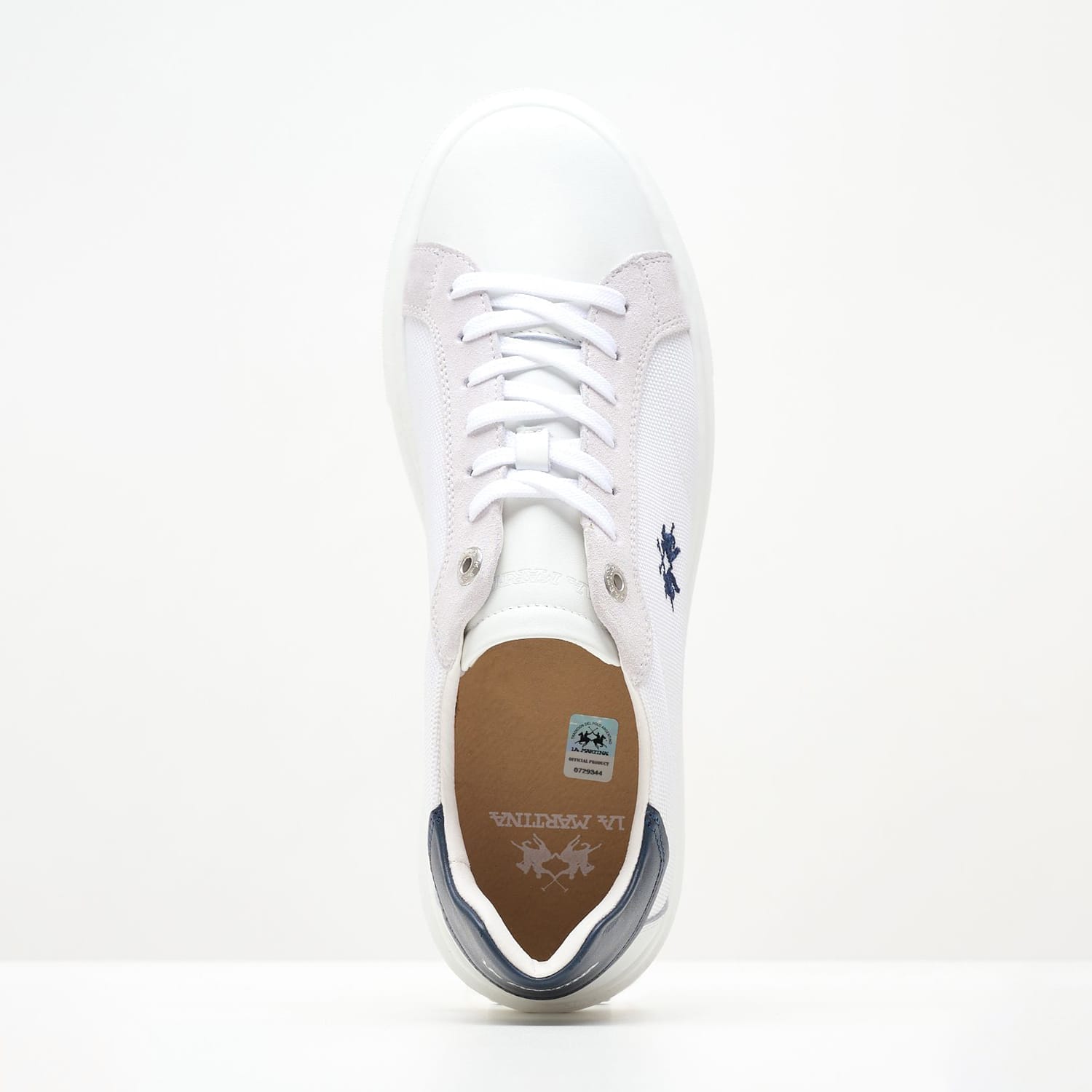 Men Casual Shoes 241002 White Leather La Martina Men Casual Shoes 241002 White Leather La Martina