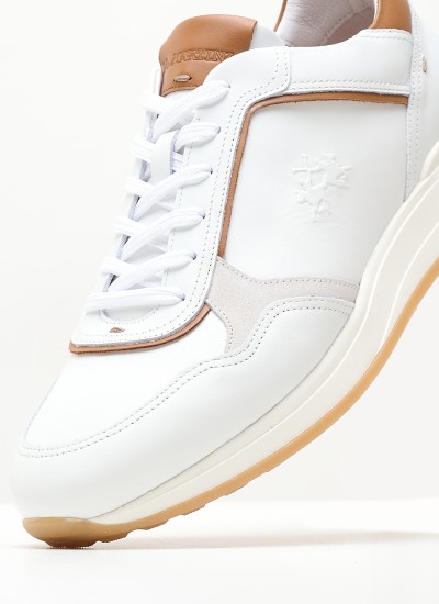 Men Casual Shoes Vibo.Carry White Leather Guess