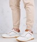 Men Casual Shoes 241060 White Leather La Martina