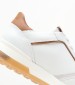 Men Casual Shoes 241060 White Leather La Martina