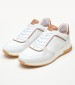 Men Casual Shoes 241060 White Leather La Martina