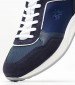 Ανδρικά Παπούτσια Casual 241061 Μπλε Δέρμα Καστόρι La Martina