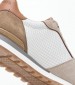 Men Casual Shoes 241071 Beige Leather La Martina