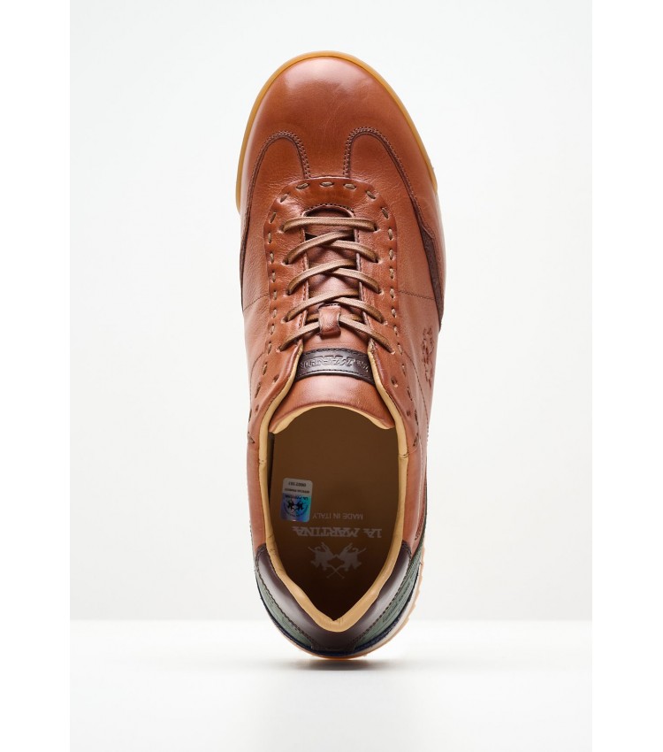 Men Casual Shoes 241080 Tabba Leather La Martina