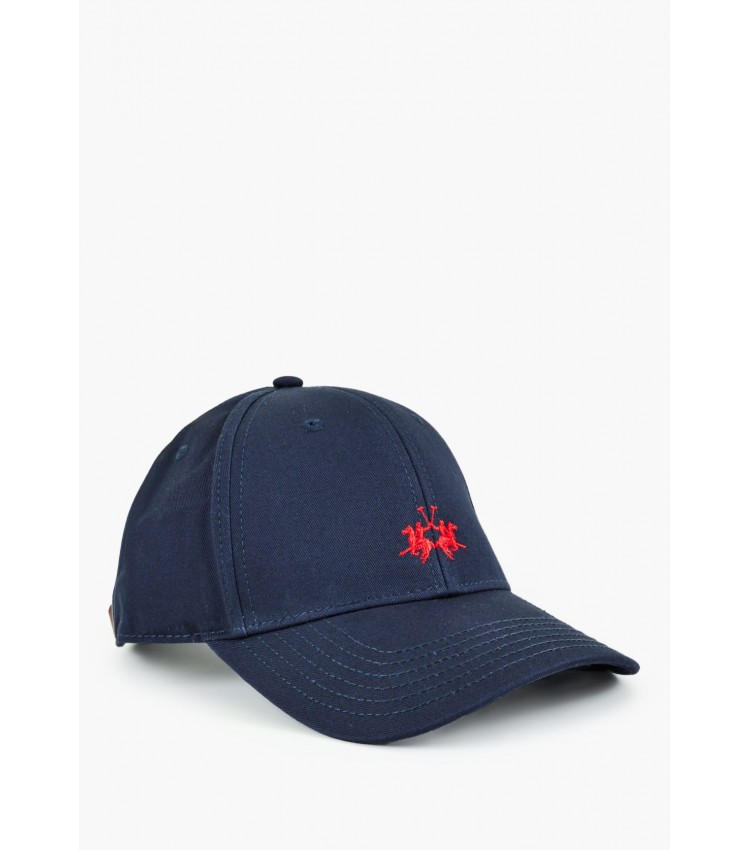 Men's Caps Base.Tw DarkBlue Cotton La Martina