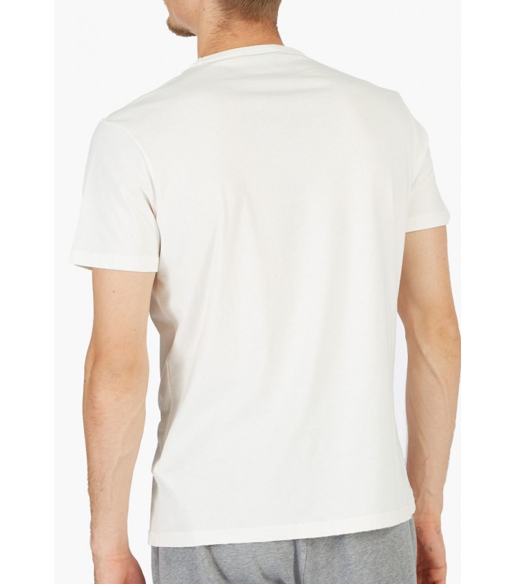 Men T-Shirts Jersey White Cotton La Martina