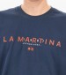 Men T-Shirts Lam1987 DarkBlue Cotton La Martina