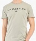 Men T-Shirts Lam1987 Grey Cotton La Martina