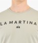 Men T-Shirts Lam1987 Grey Cotton La Martina