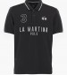 Ανδρικές Μπλούζες Polo.Ps Μαύρο Βαμβάκι La Martina