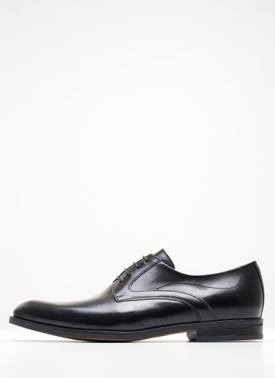 Men Shoes 1508 Black Leather Damiani