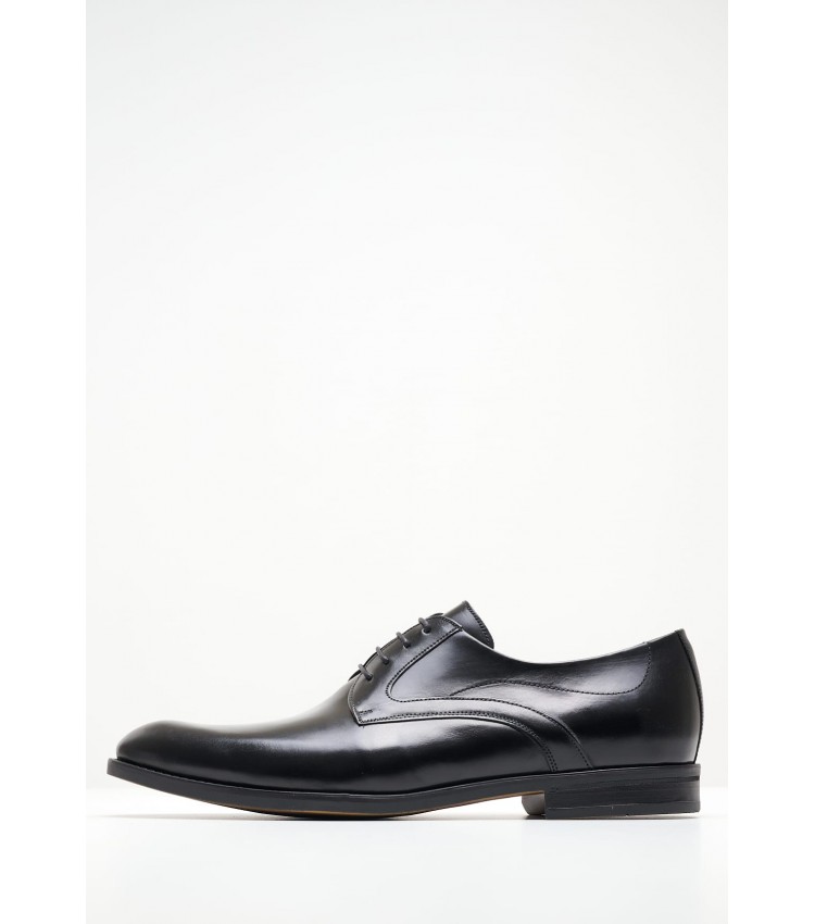Men Shoes 1508 Black Leather Damiani