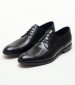 Men Shoes 1508 Black Leather Damiani