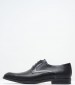 Men Shoes 1509 Black Leather Damiani