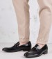 Men Moccasins 3106 Black Leather Damiani