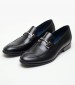 Men Moccasins 3106 Black Leather Damiani