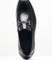 Men Moccasins 3106 Black Leather Damiani