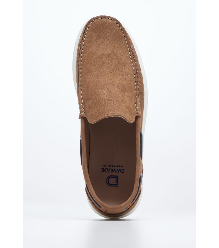 Men Moccasins 3703 Tabba Nubuck Leather Damiani