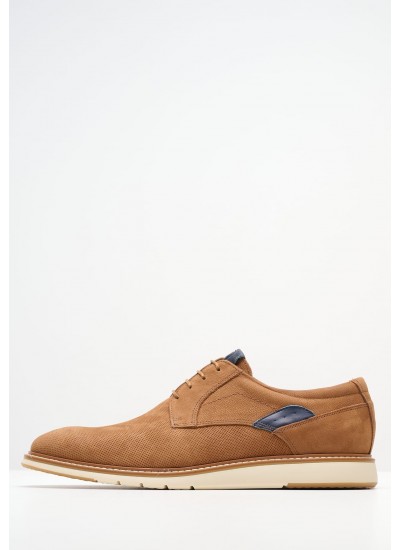 Ανδρικά Μοκασίνια S6890.EPS Μαύρο Δέρμα Boss shoes