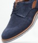 Men Shoes 6000 Blue Oily Leather Damiani