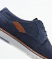 Men Shoes 6000 Blue Oily Leather Damiani