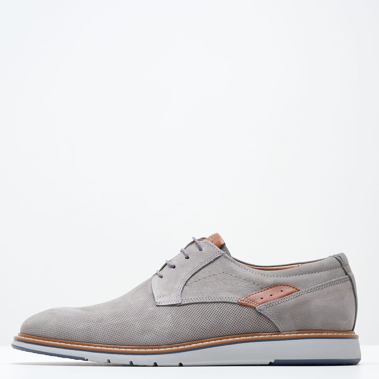 Men Shoes 6000 Grey Oily Leather Damiani