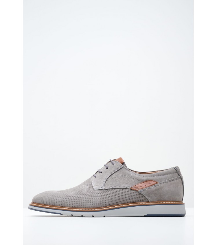 Men Shoes 6000 Grey Oily Leather Damiani