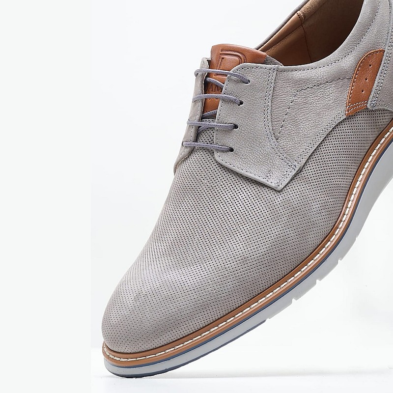 Men Shoes 6000 Grey Oily Leather Damiani