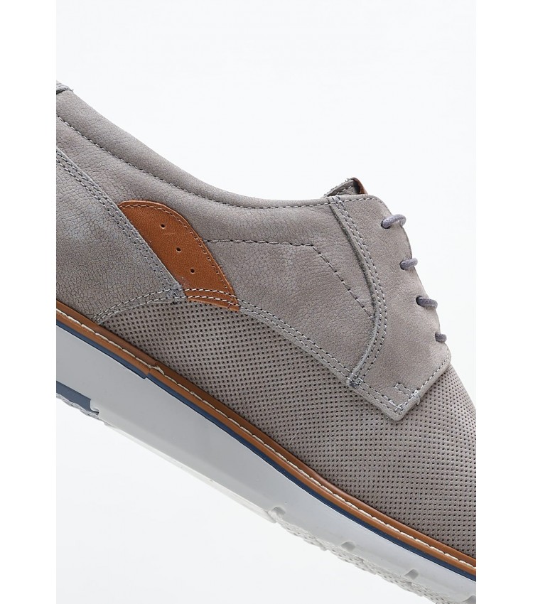 Men Shoes 6000 Grey Oily Leather Damiani