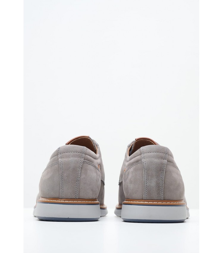 Men Shoes 6000 Grey Oily Leather Damiani