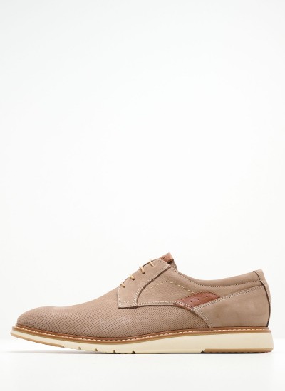 Men Shoes 6000 Taupe Oily Leather Damiani