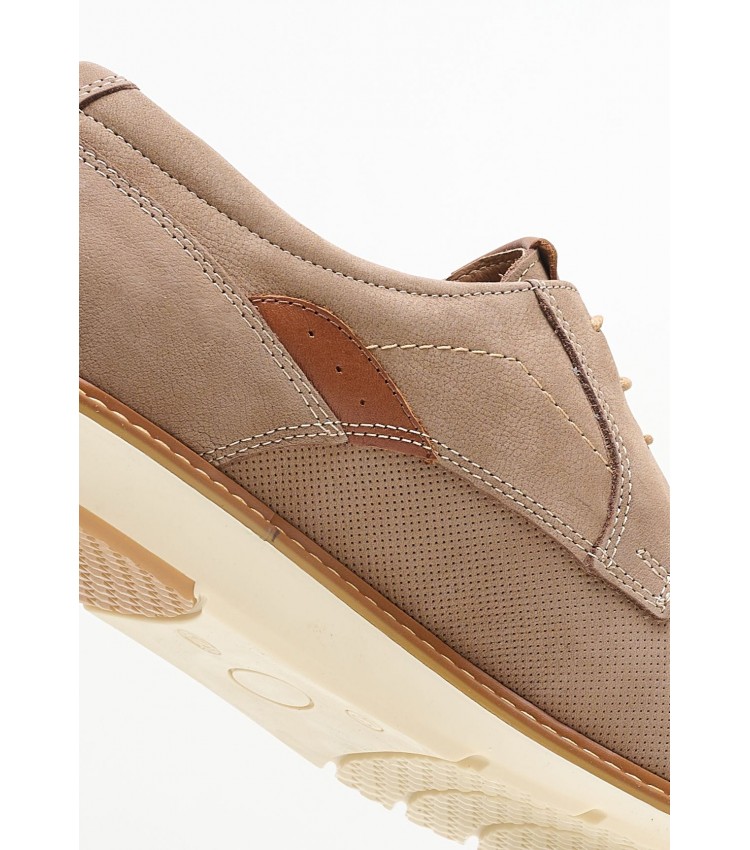 Men Shoes 6000 Taupe Oily Leather Damiani