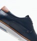 Men Shoes 6002 Blue Leather Damiani