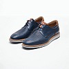 Men Shoes 6002 Blue Leather Damiani