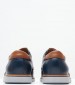 Men Shoes 6002 Blue Leather Damiani